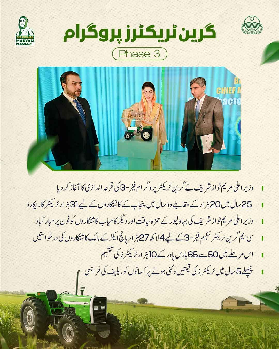 Green Tractor Scheme Phase III List
